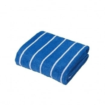 線條系列毛巾 藍底白線