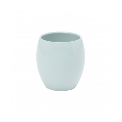 雙層不鏽鋼陶瓷茶杯280ml 藍色