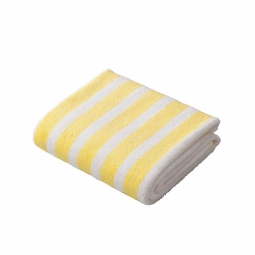 幾何系列浴巾 天鵝黃