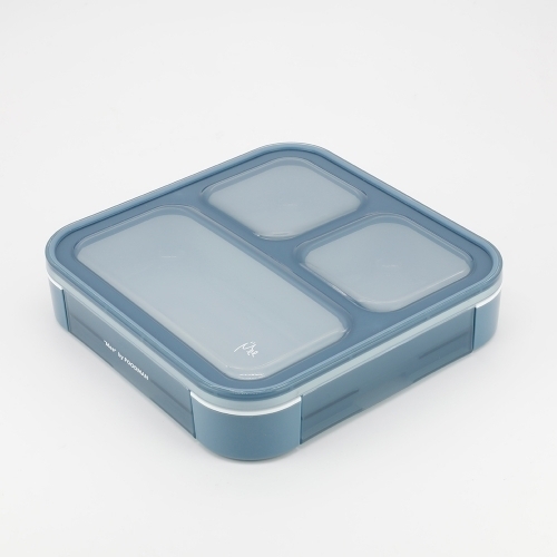 纖細餐盒500ml 深海藍