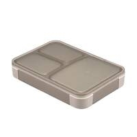 抗菌纖細餐盒600ml 灰